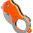 Складной нож-брелок Fox Mini-KA Karambit Orange 535 O - Складной нож-брелок Fox Mini-KA Karambit Orange 535 O