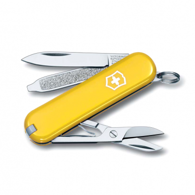 Многофункциональный складной нож-брелок Victorinox Желтый 0.6223.8 