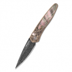 Складной автоматический нож Pro-Tech Ultimate Custom Newport Bronze Ti w/Black Lip Pearl