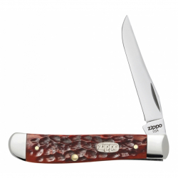 Нож перочинный Chestnut Bone Standard Jigged Mini Trapper + зажигалка 207 ZIPPO 50568_207