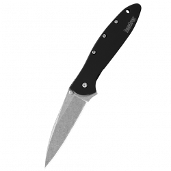 Складной полуавтоматический нож Kershaw Leek Stonewash 1660SWBLK