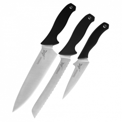 Набор из 3 кухонных ножей Kershaw Emerson 3 Piece Cook&#039;s Set K6100X Новинка!